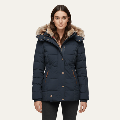 Women’s Luxe Faux Fur Puffer Jacket