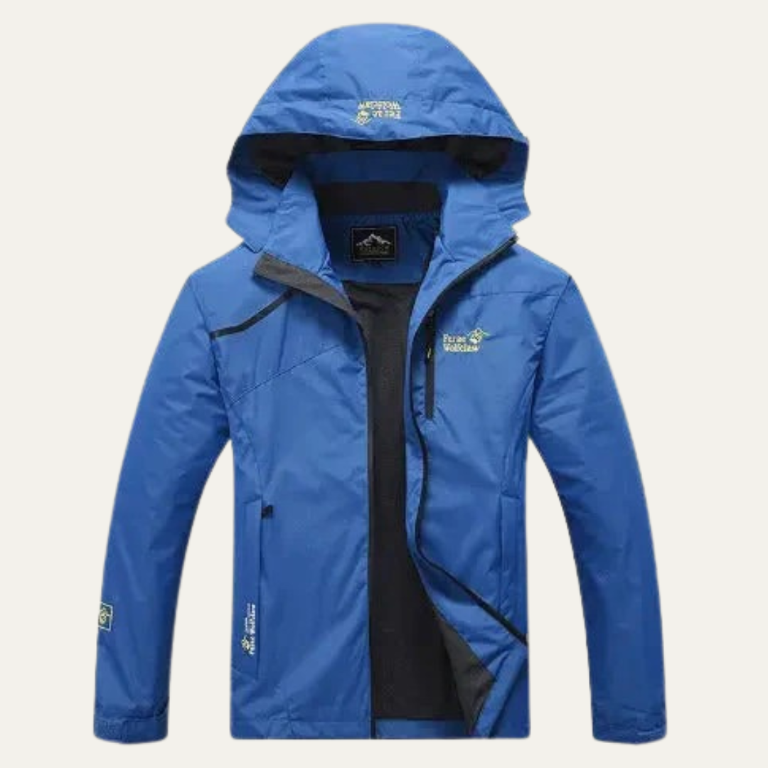 Unisex Technical Outdoor Hooded Shell Jacket