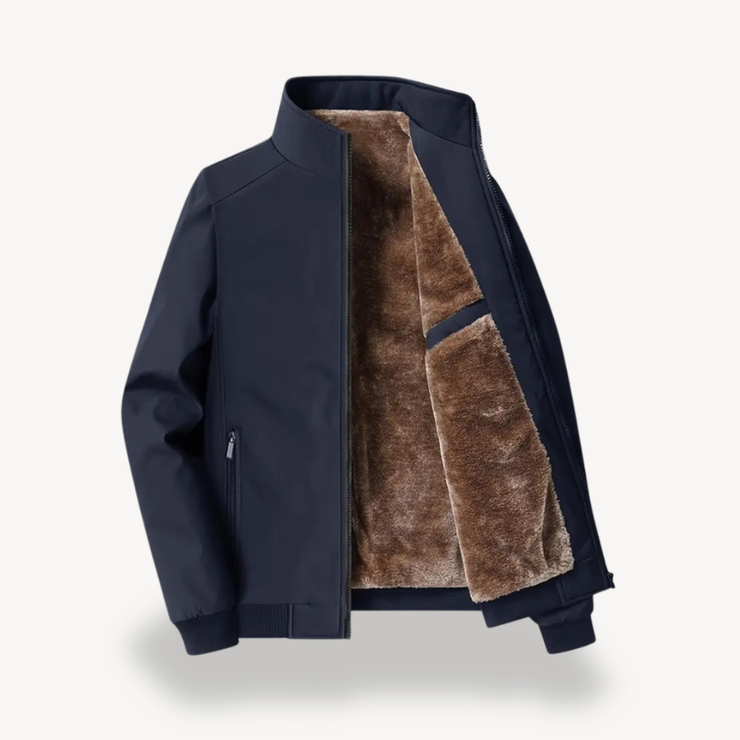 Men's Sherpa-Lined Winter Jacket