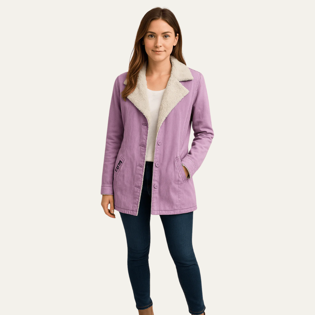 Women’s Sherpa Collar Single-Breasted Jacket