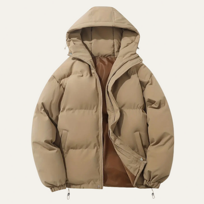 Men’s Oversized Quilted Hooded Puffer Jacket