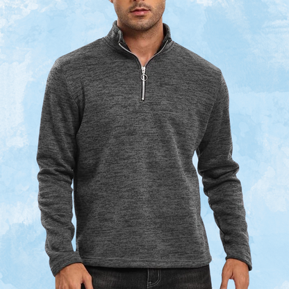 Warm Men's Half-zip Fleece Sweater