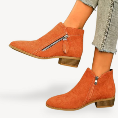 Orthopedic Suede Ankle Boots Women