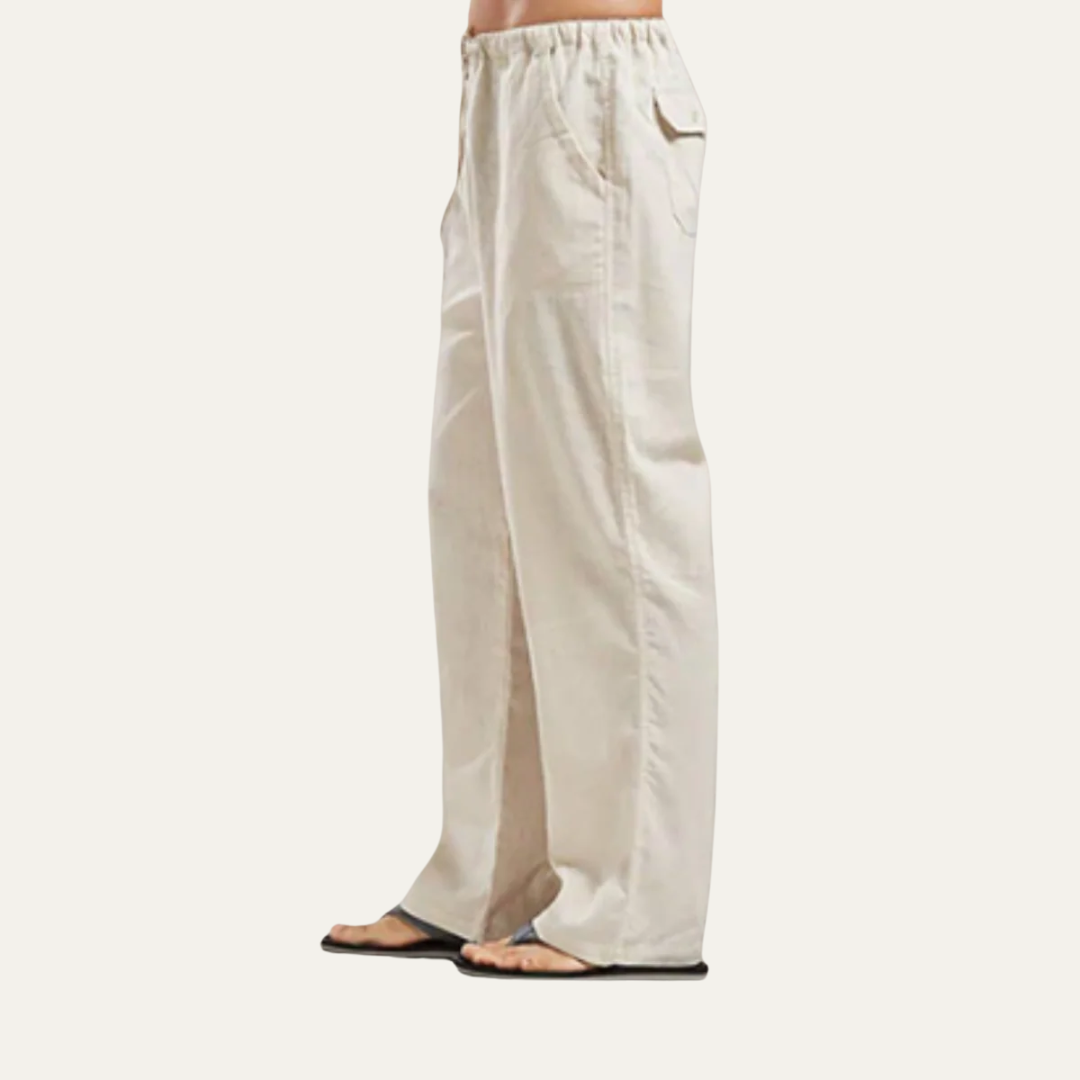 Men’s Relaxed Drawstring Beach Trousers