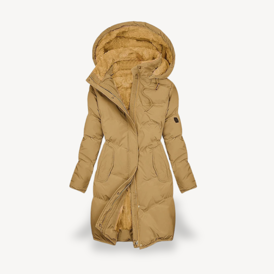 Women’s Puffer Coat Faux Fur Lined Hooded Jacket