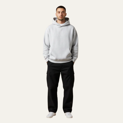 Men’s Casual Pullover Hoodie with Kangaroo Pocket