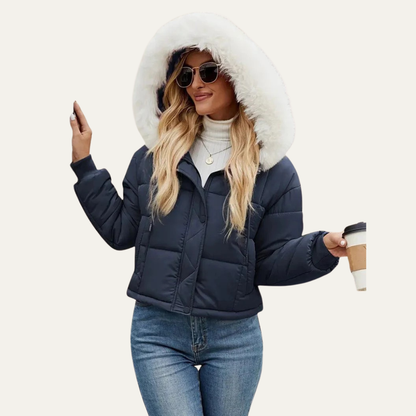 Women’s Warm Cropped Puffer Jacket