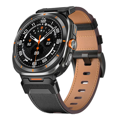 Durable Leather Band for Galaxy Watch Ultra