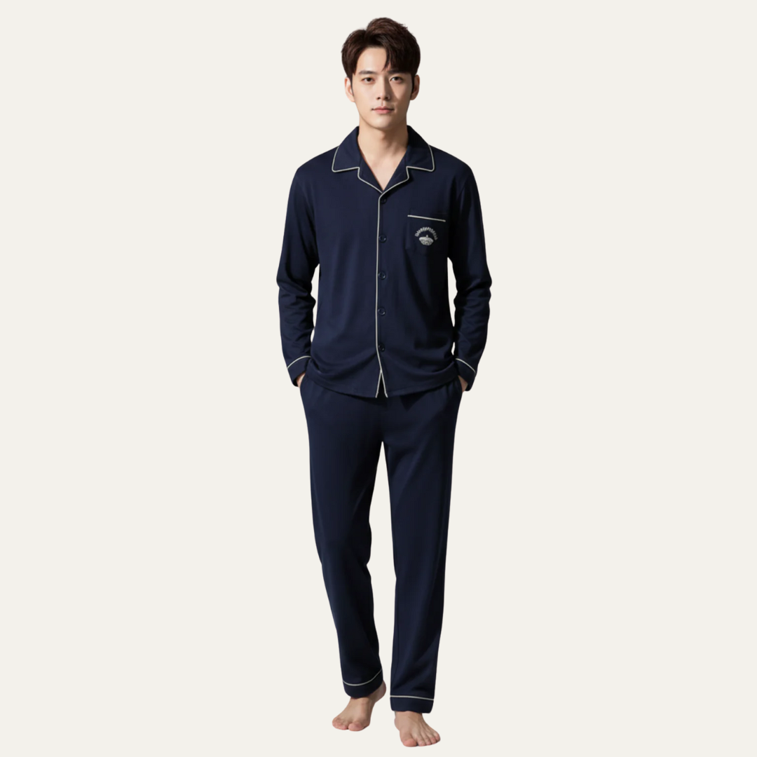 Men’s Classic Long Sleeve Pajama Set