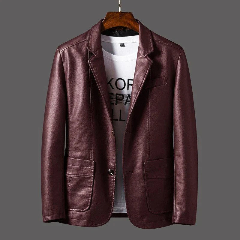 Men's stylish leather jacket