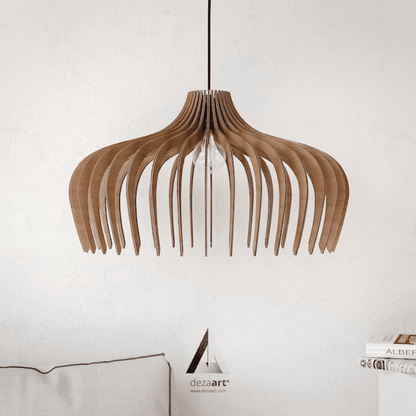 Rustic Wood Pendant Chandelier - BritishElegance