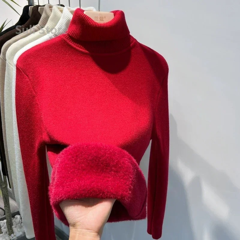 Cozy Women's Warm Winter Turtleneck Sweater