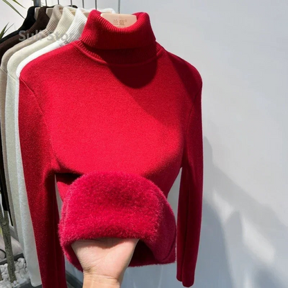Cozy Women's Warm Winter Turtleneck Sweater