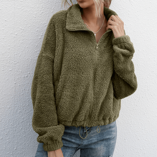 Warm Winter Zip Up Casual Jacket - BritishElegance