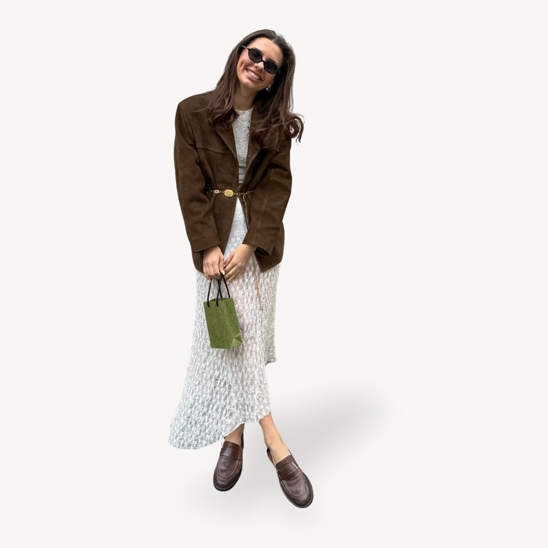 Oversized Suede Blazer Jacket Women