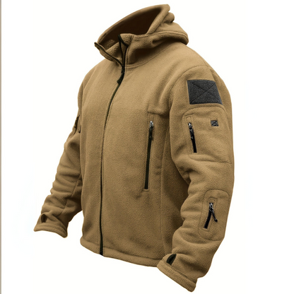 Men’s Tactical Multi Pocket Fleece Hoodie