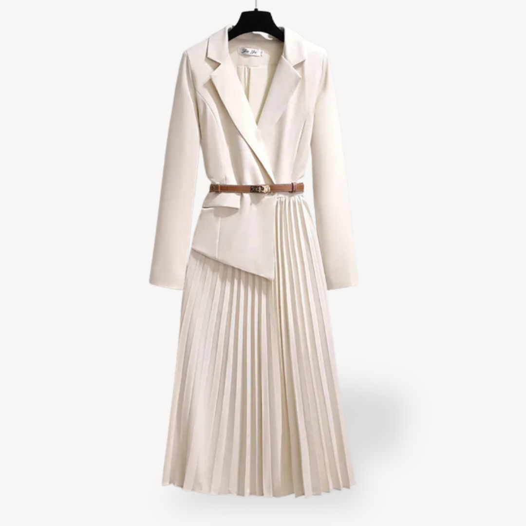 Women's Pleated Blazer Dress