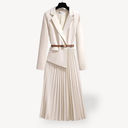 Women's Pleated Blazer Dress