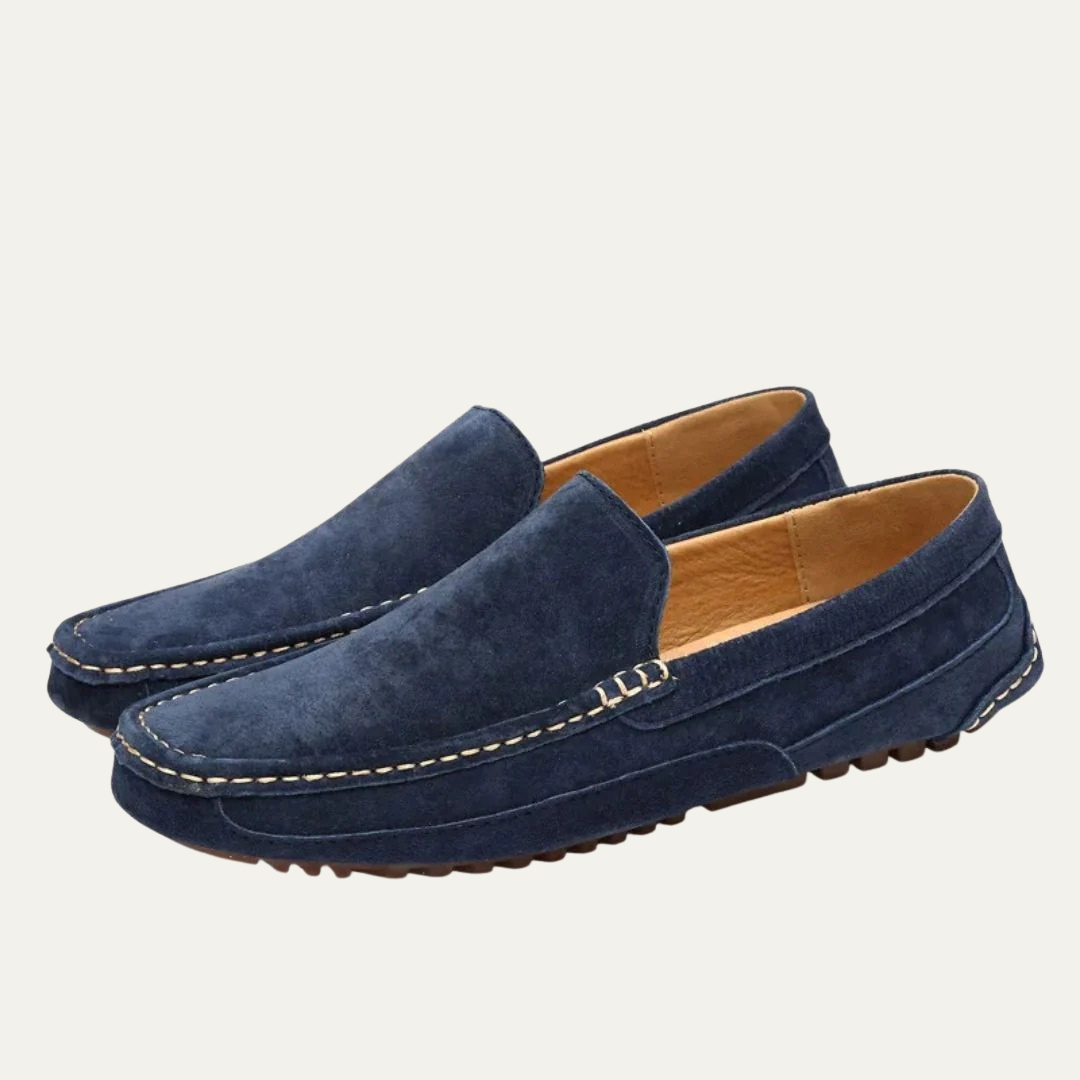 Men’s Suede Hand-Stitched Moccasins