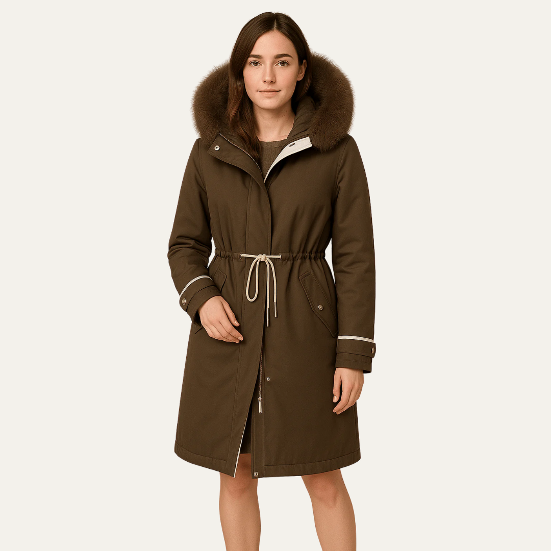 Women’s Luxe Fur Trim Parka