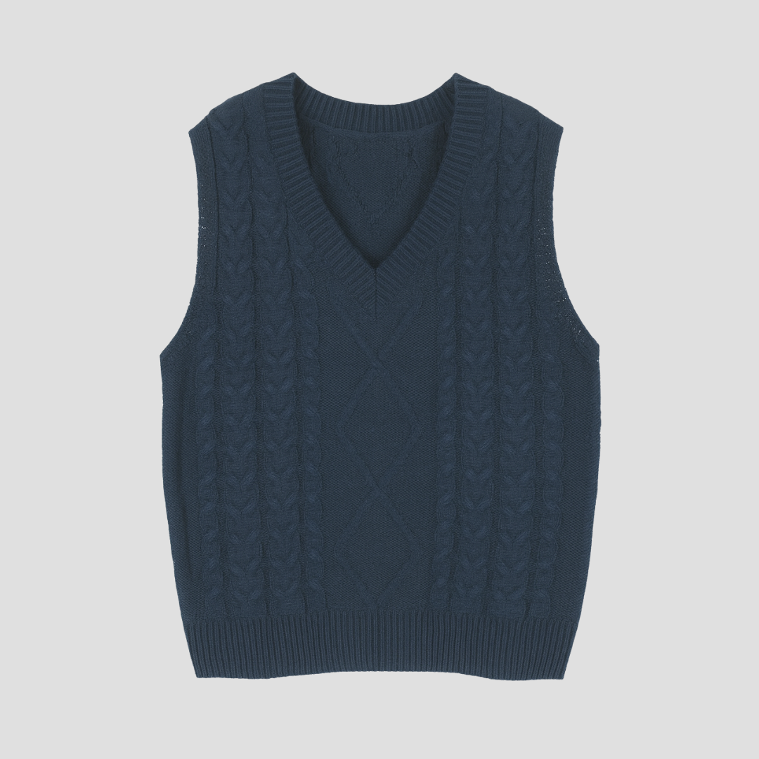 Soft Knitted Crew Neck Sweater - BritishElegance
