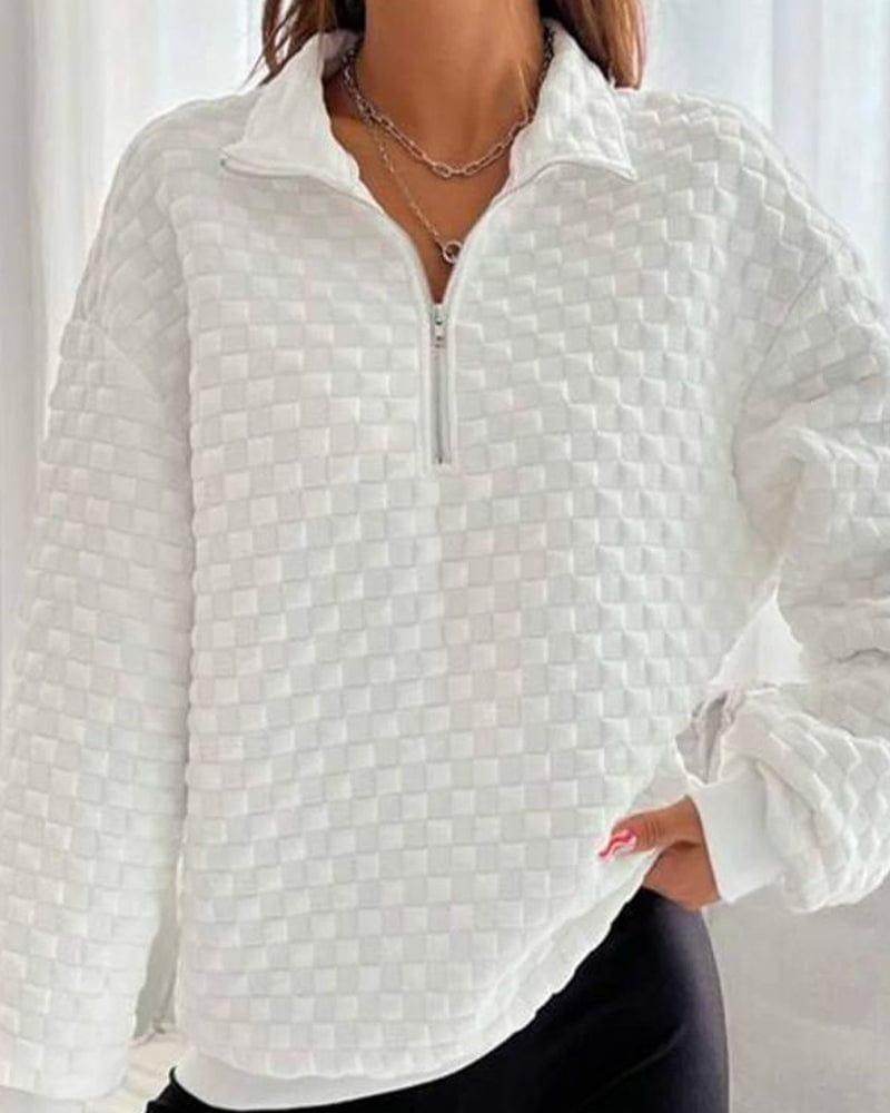 Warm Winter Zip Up Sweater - BritishElegance
