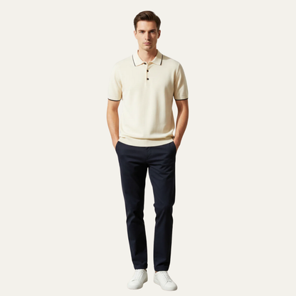 Men’s Structured Collar Polo Shirt