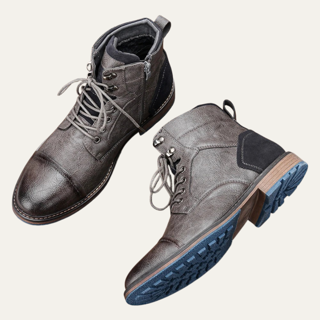 Men’s Textured Slip On Croc Pattern Ankle Bootie