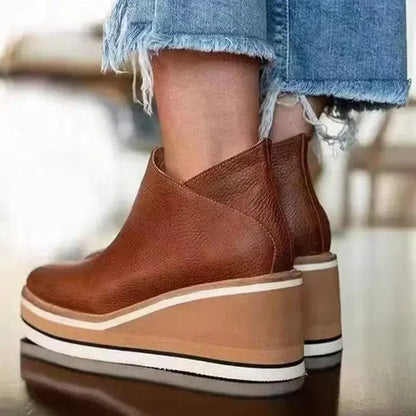 Isla Ankle-Length Chelsea Boots | Platform Layered Sole Chelsea Boots