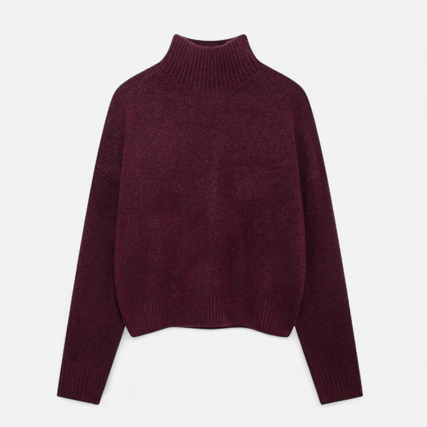 Women's turtleneck sweater - Warm vintage style with timeless elegance