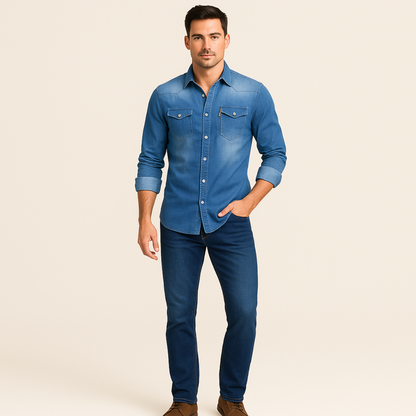 The Ashford Denim Shirt for Men
