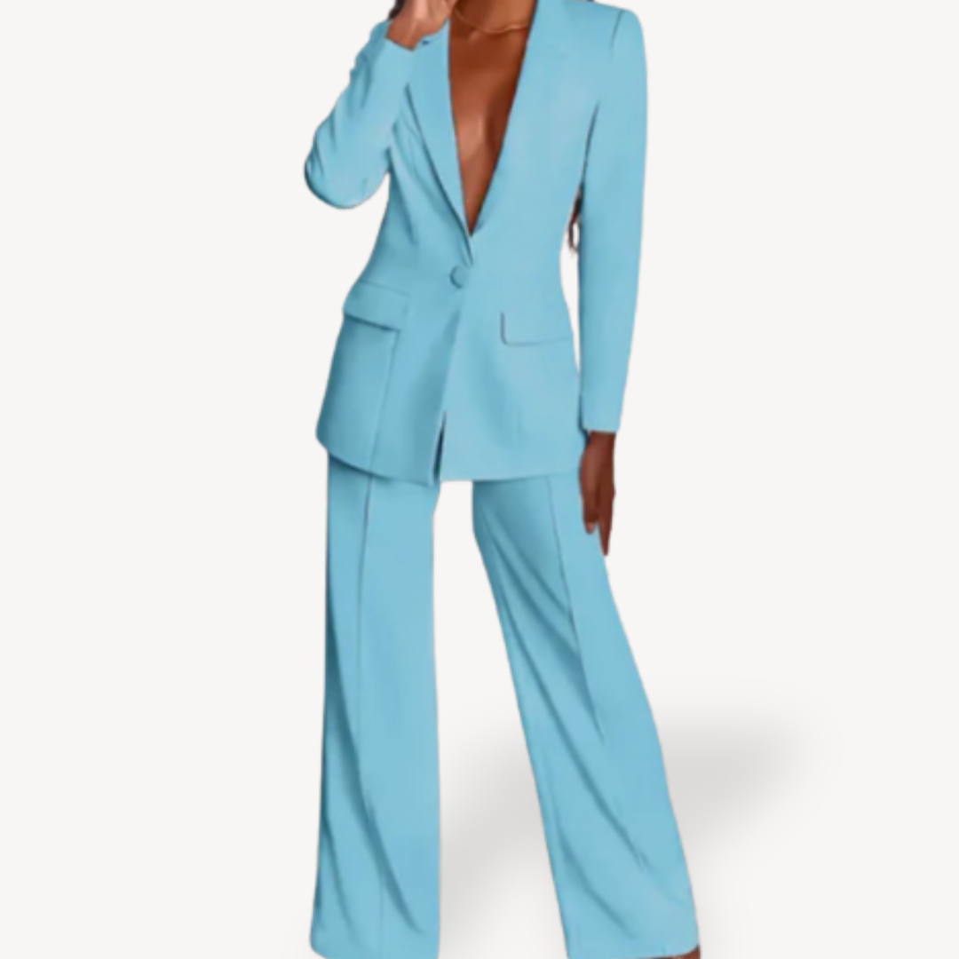 Women's Tailored Blazer & Trousers Set