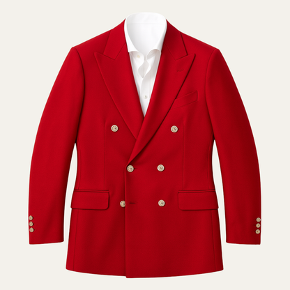 The Sandbanks Men’s Slim Fit Double Breasted Blazer Jacket