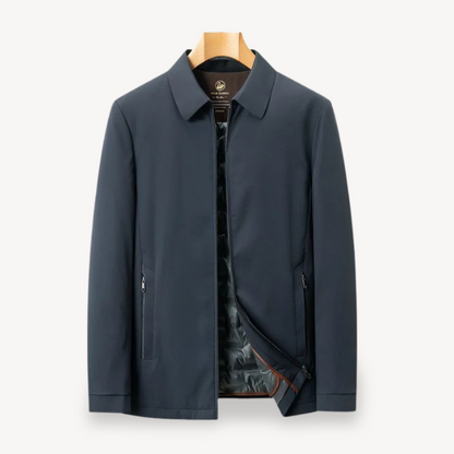 Quilted Lined Winter Puffer Jacket Men