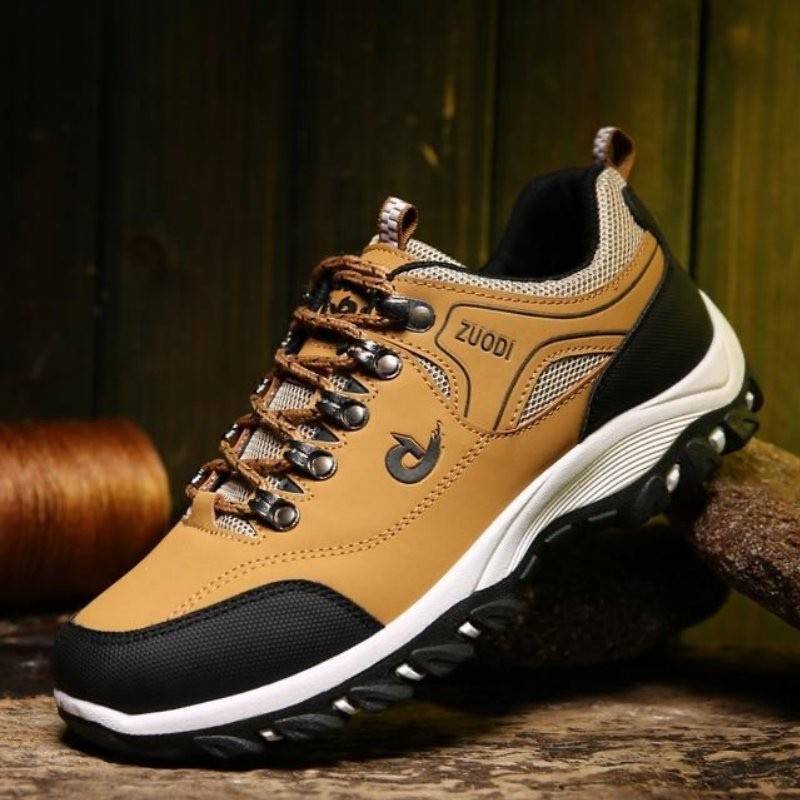 Waterproof Hiking Shoes for Men - Grip Sole Trail Runners - BritishElegance