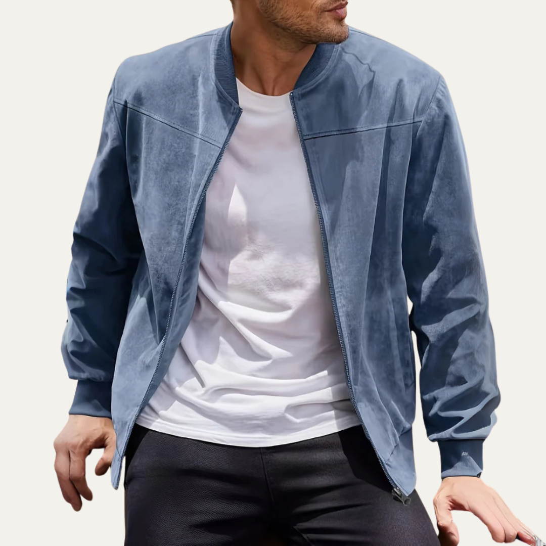 Men’s Lightweight Seam Detail Bomber Jacket