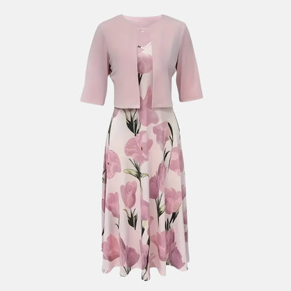 Isla A-Line Maxi Dress | Floral V-Neck Sleeveless Dress