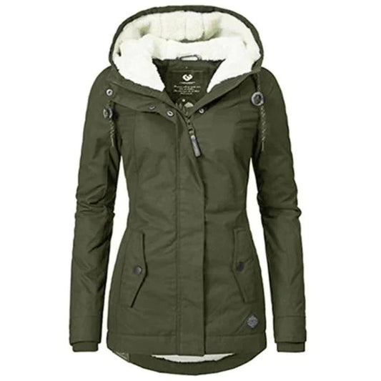 Warm Waterproof Parka Coat for Ladies - BritishElegance