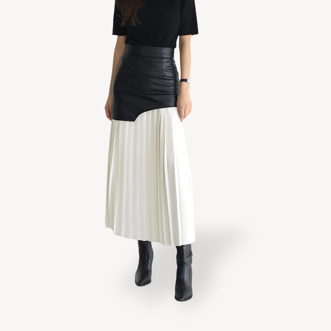 Pleated Midi Skirt for Women