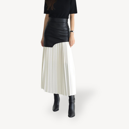 Pleated Midi Skirt for Women