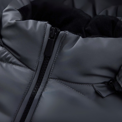 Men’s Outerwear Quilted Hooded Jacket