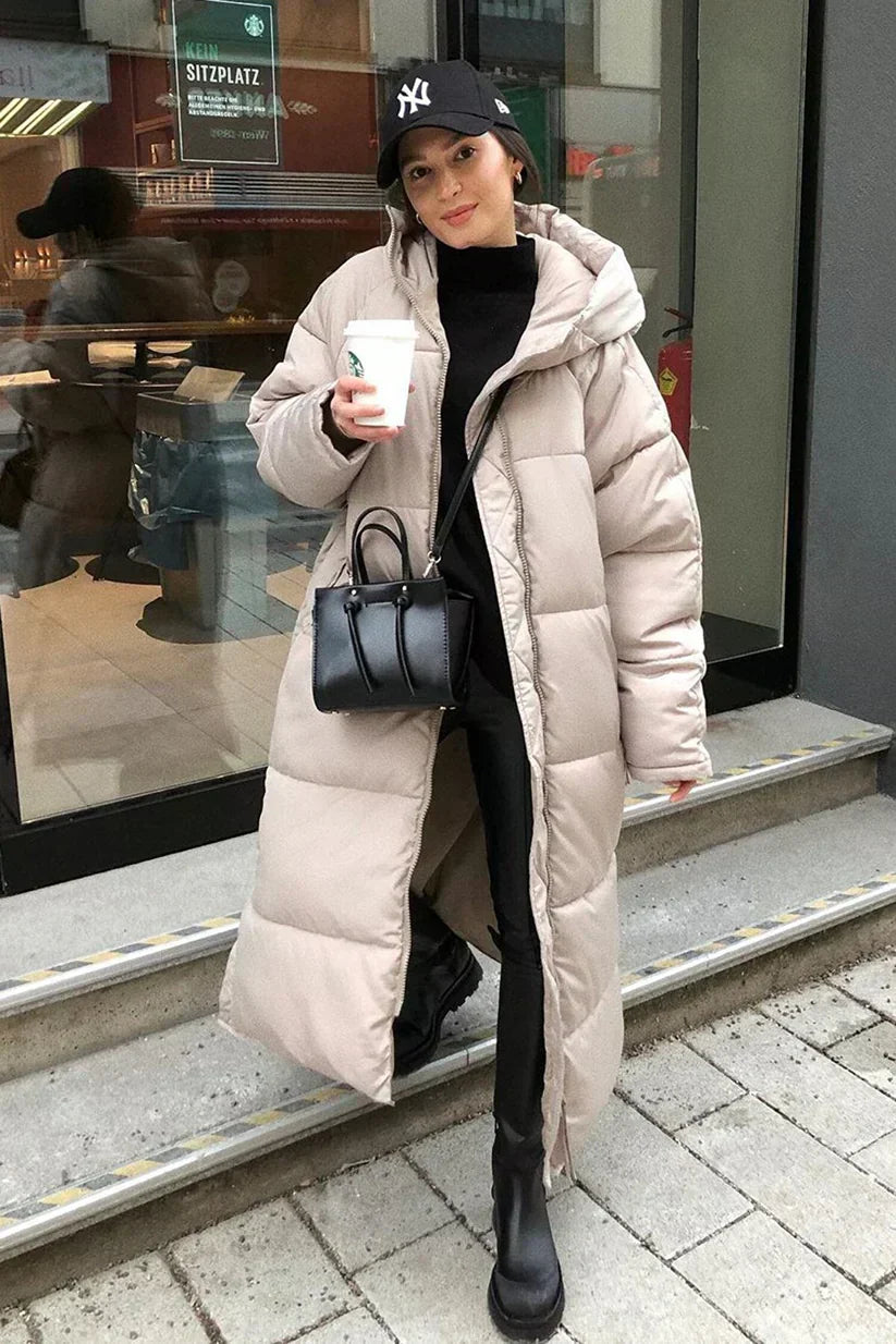 Warm Women's Down Parka Coat