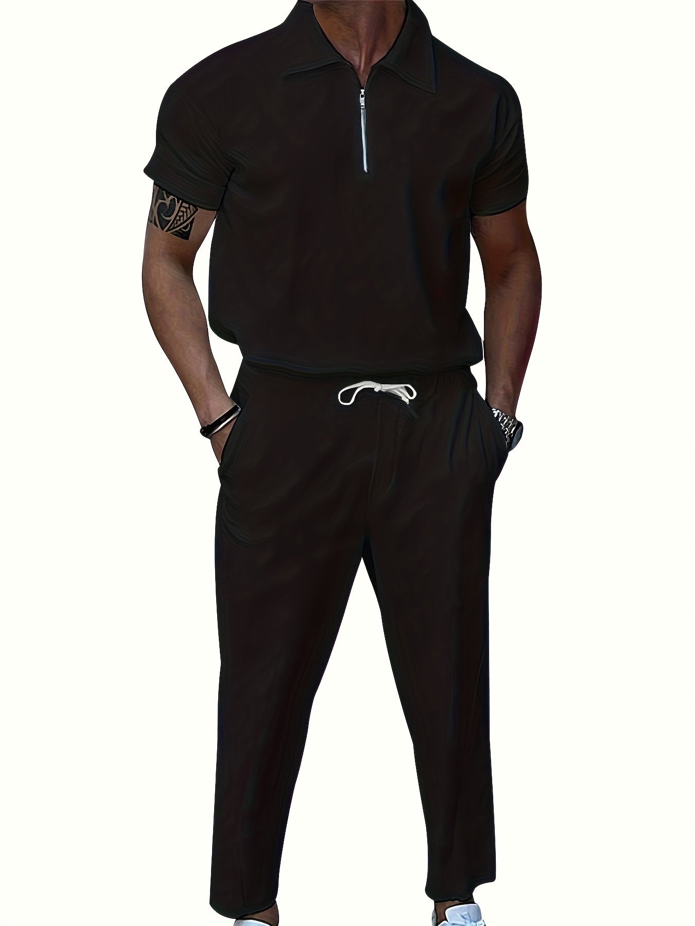 Soft Cotton Men's Tracksuit Jogger Suit Casual Wear
