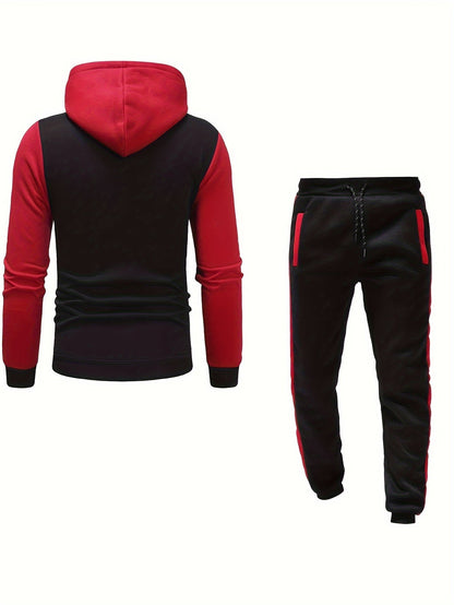 Comfortable Men's tracksuit Set with Hoodie - BritishElegance