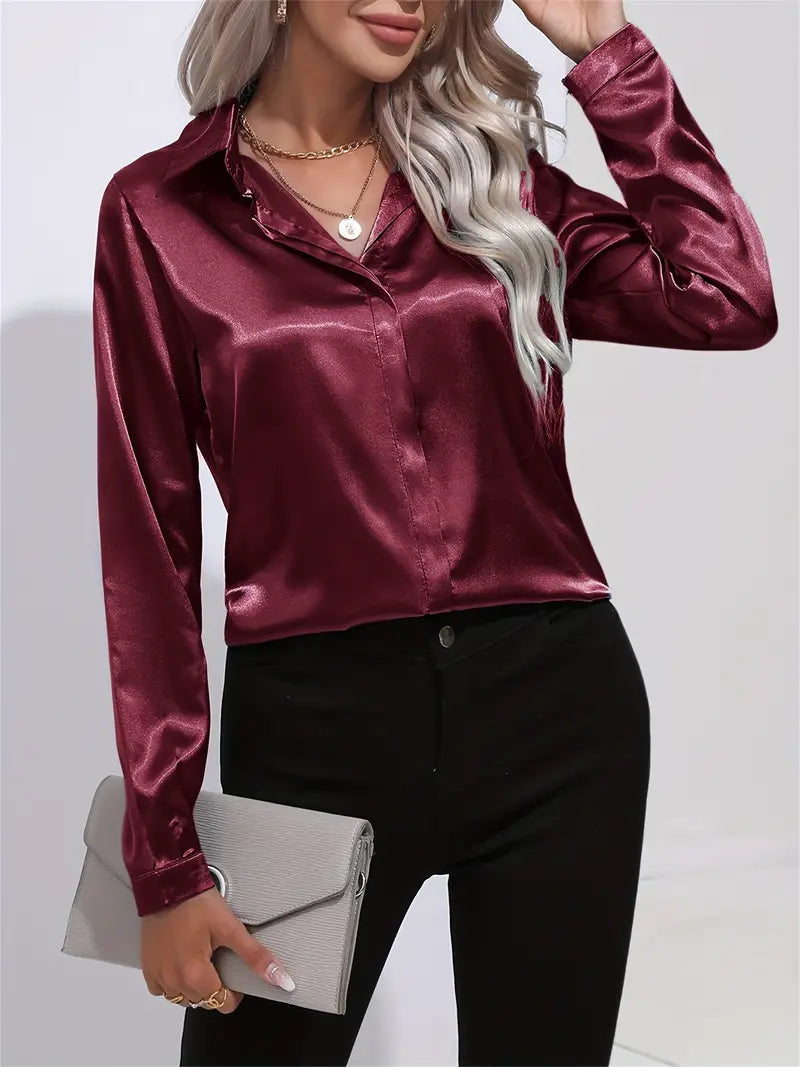 Comfortable Loose Fit Women's Cotton Blouse