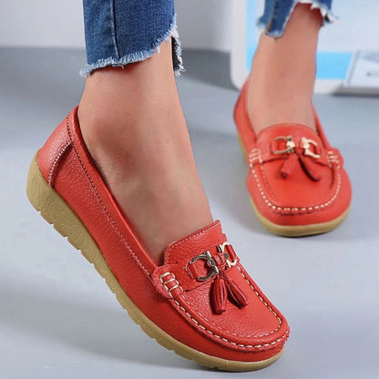 Stylish Fringed Comfort Moccasins - BritishElegance