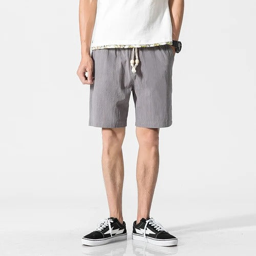 Casual Summer Shorts with Elastic Waistband - BritishElegance