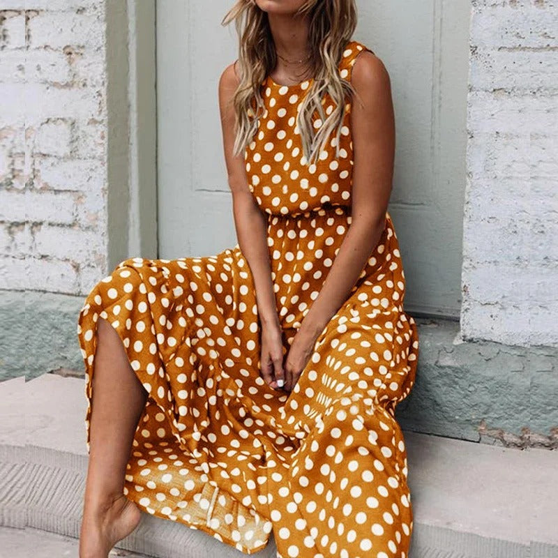 Elegant Sleeveless Fit Dress
