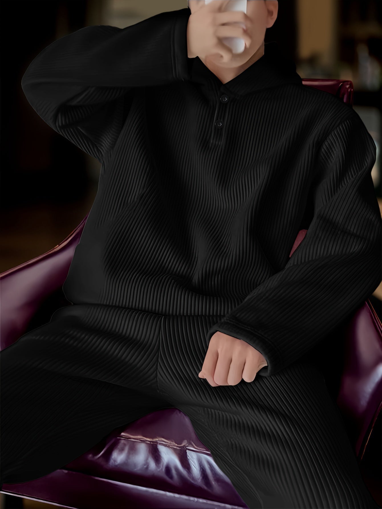 Relaxed Fit Mens Sports Tracksuit Set - BritishElegance