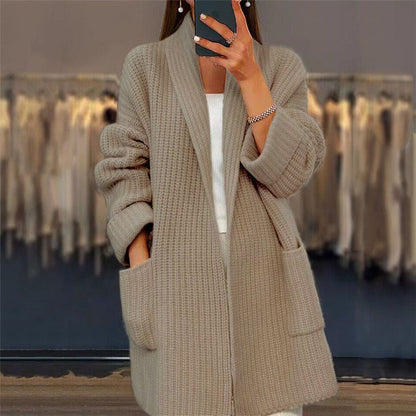 Cozy Women's Cable Knit Cardigan Sweater